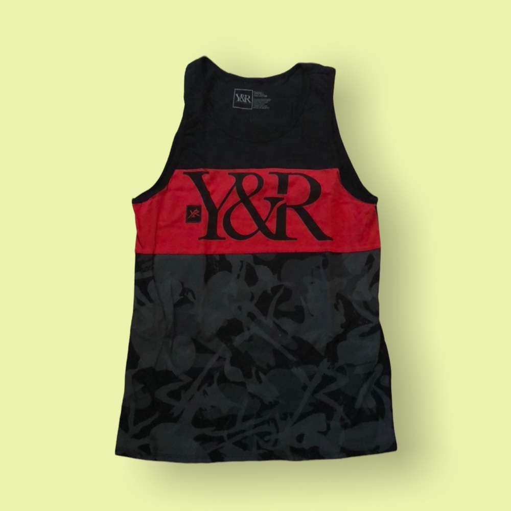 Young & Reckless Colorblock Camo Tank Top